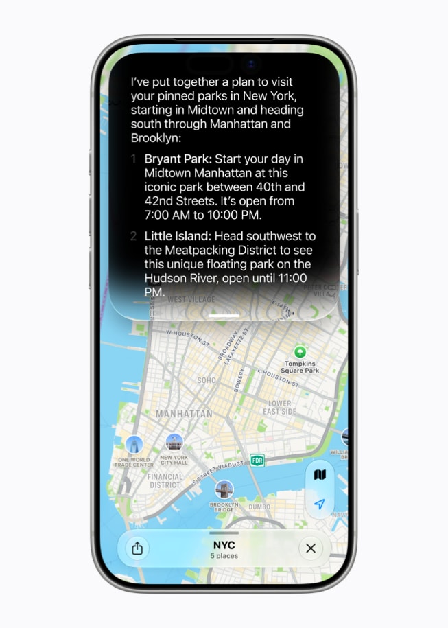 Apple公式のiOS 27 Siri AI画面