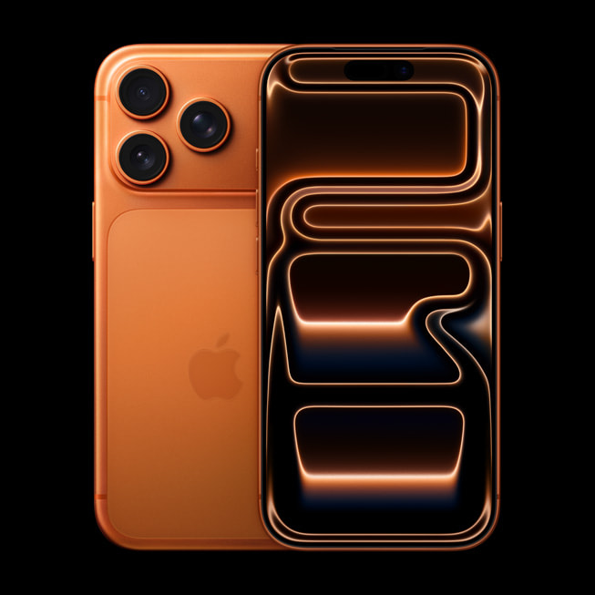 Apple公式のiPhone 17 Pro前面・背面画像。iPhone 18 Proの外観ではありません