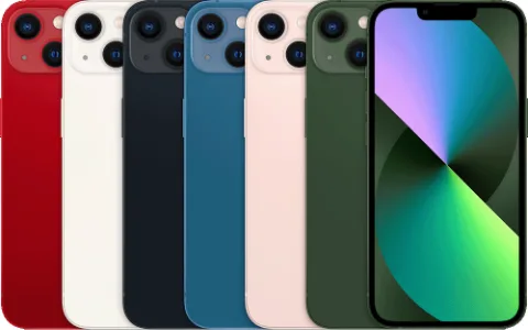 iPhone 13 のカラー展開(Apple公式製品画像)