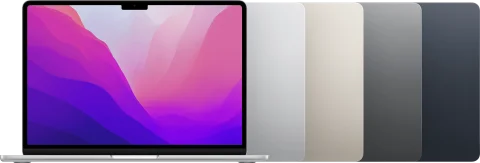 MacBook Air 13インチ(M2, 2022)(Apple公式製品画像)